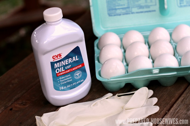 Preserve Eggs With Mineral Oil