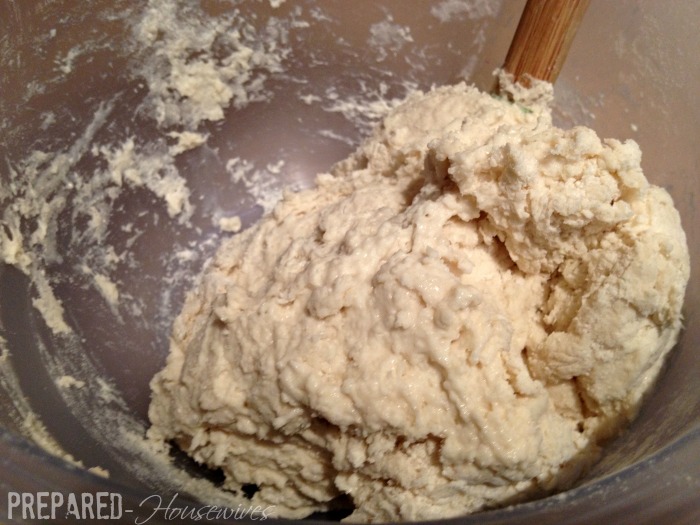 mix dough for biscuits