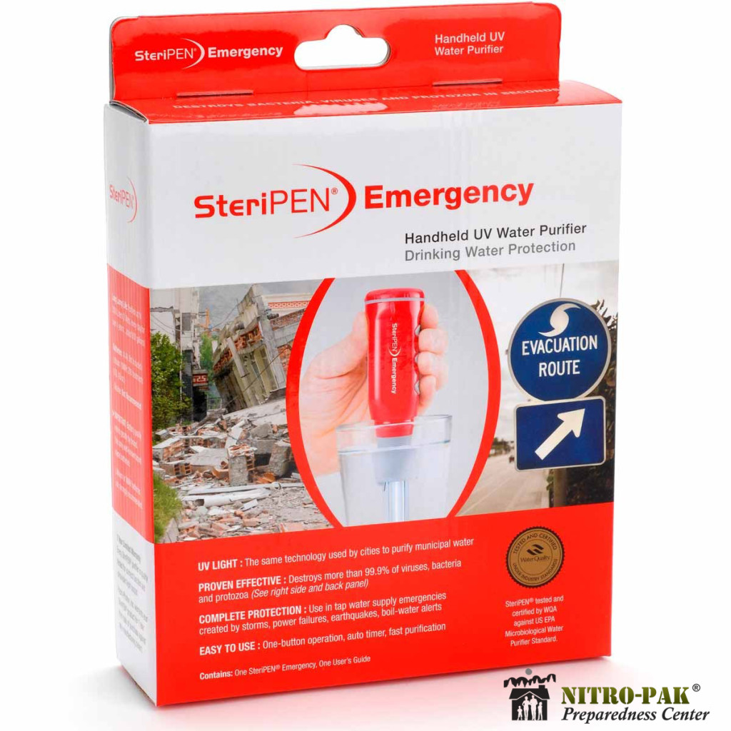 Store Water: Steripen Emergency Water Purifier