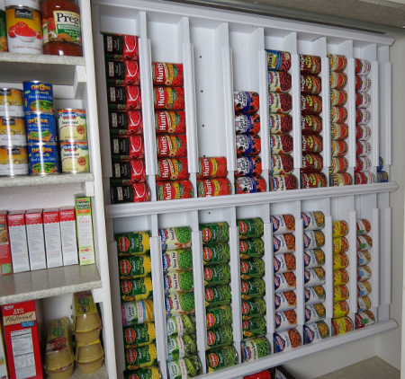 37 Creative Storage Solutions To, Food Storage Shelves