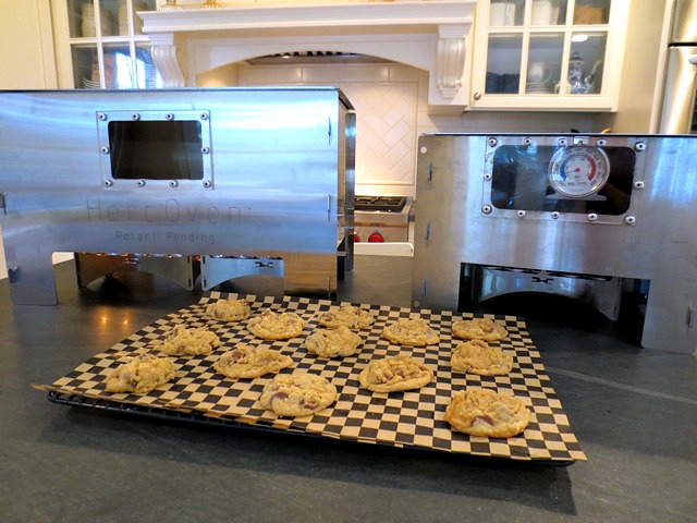 Eat a warm cookie! Made with the HERC Oven