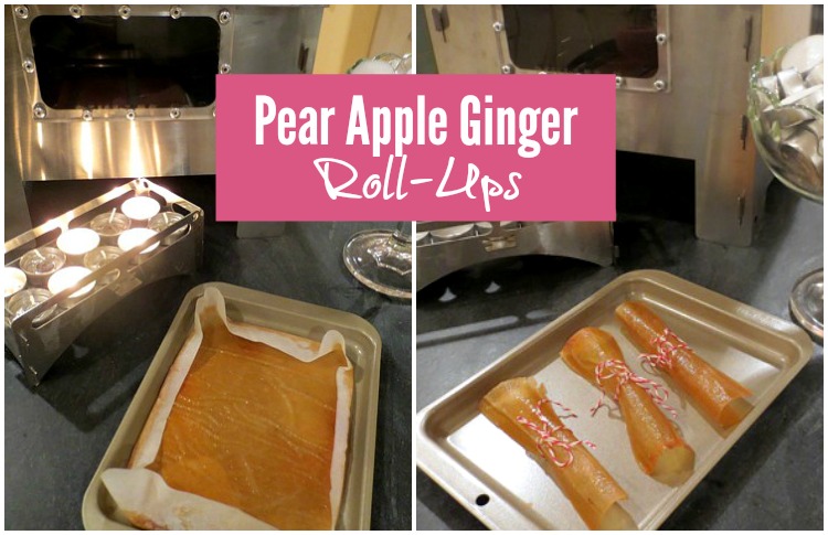 Try making these Pear Apple Ginger Roll-Ups